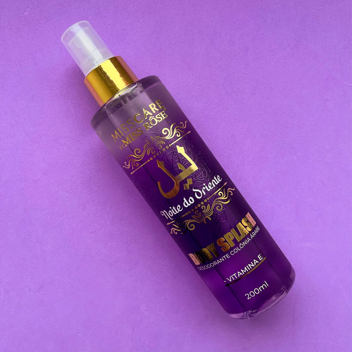 Body Splash Árabe Deodorant Cologne Night of the East 200ml - Miss Rôse