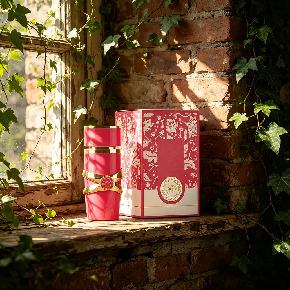 30ml Pink and Gold Women's Perfume, Long Lasting Floral Fragance, Luxurious Bottle with Decorated Box, Elegant Gift