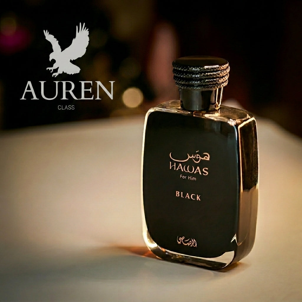 Perfume Árabe Rasasi Hawas Black Eau de Parfum Masculino