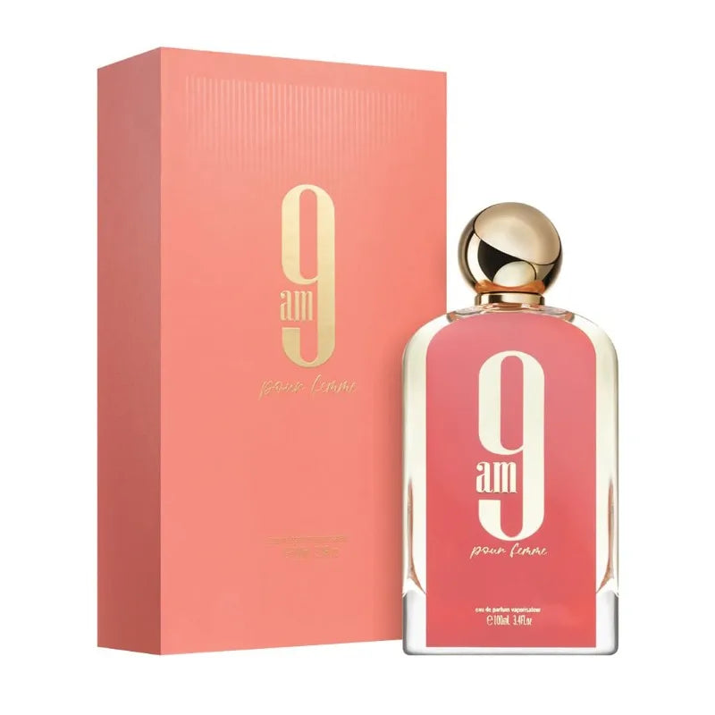 Portable 9am pour Femme Eau de Parfum Spray 100ml Premium Arabian Women Oriental Perfume 3.4 Oz Lasting Daily Pheromones Cologne