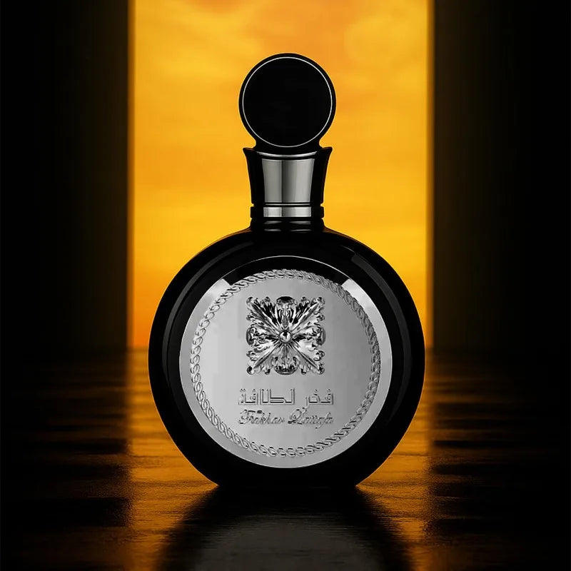 Portable Arabian Perfumes Fakhar Black Men Eau de Parfum 3.4 Oz Premium Oriental Perfume 100ml Lasting Daily Cologne Pheromones