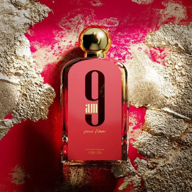 Portable 9am pour Femme Eau de Parfum Spray 100ml Premium Arabian Women Oriental Perfume 3.4 Oz Lasting Daily Pheromones Cologne