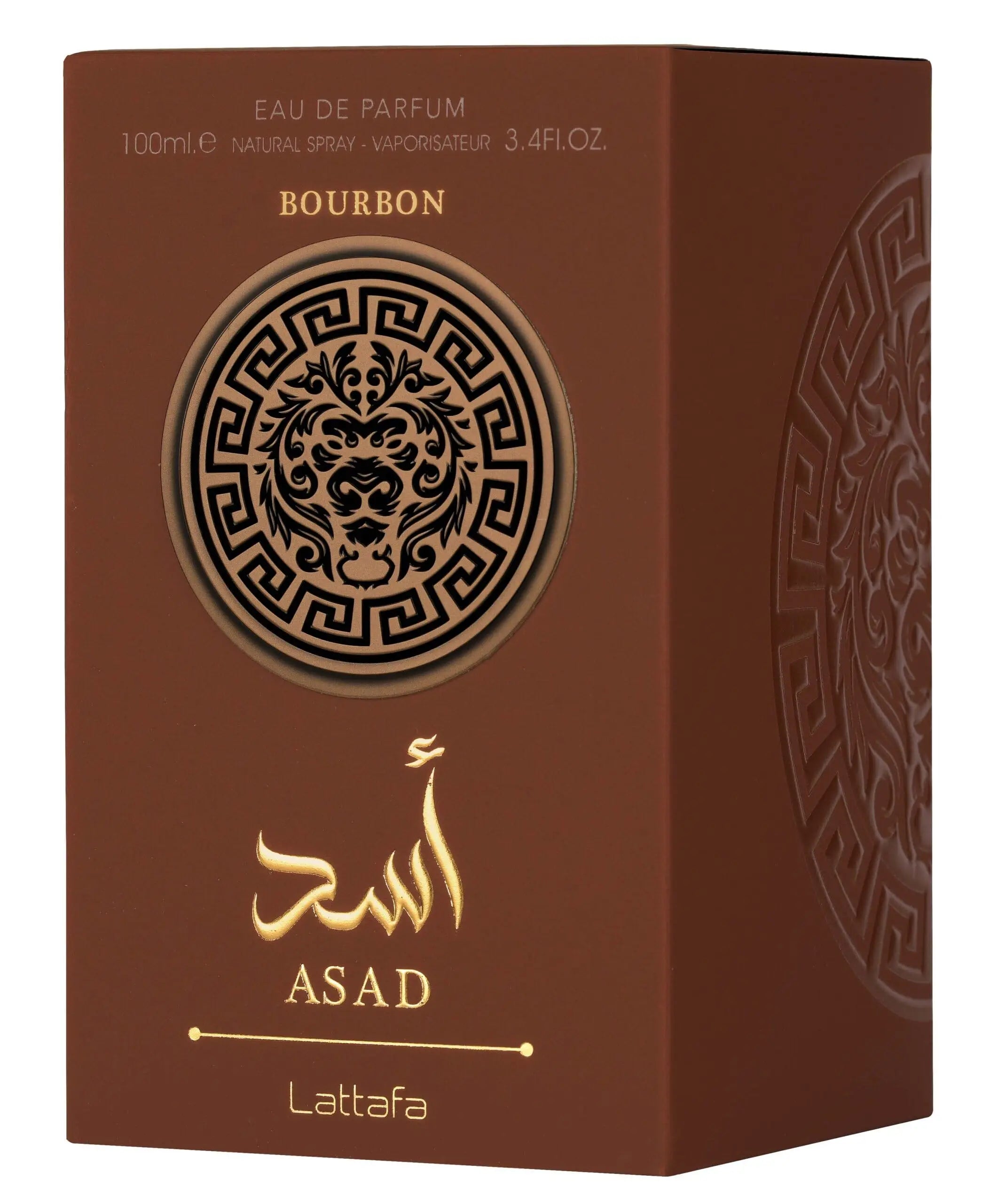 Original Lattafa Asad Bourbon for Unisex Eau De Parfum Spray 100ml Luxury Brand Perfume High Quality Perfume Dubai Chocolate