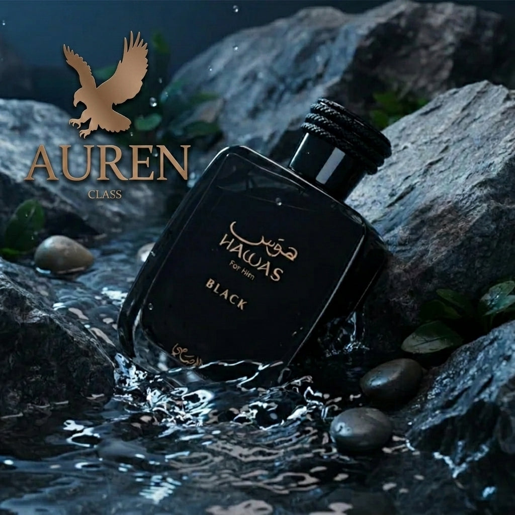 Perfume Árabe Rasasi Hawas Black Eau de Parfum Masculino
