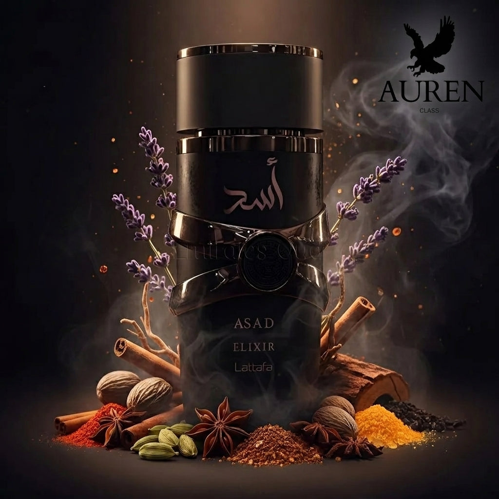 Asad Elixir Lattafa Perfume Árabe Eau de Perfum Masculino