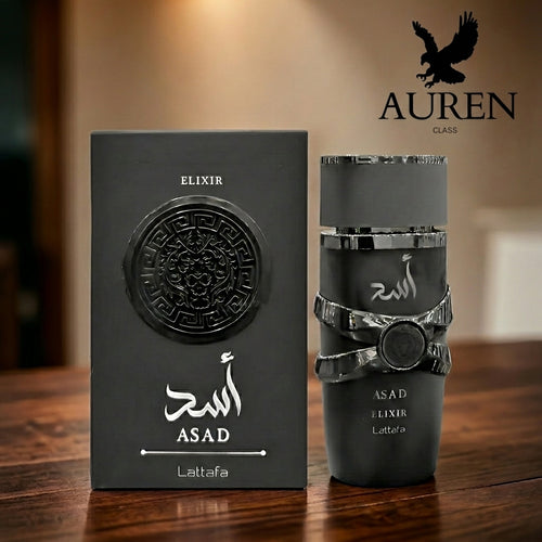 Asad Elixir Lattafa Perfume Árabe Eau de Perfum Masculino